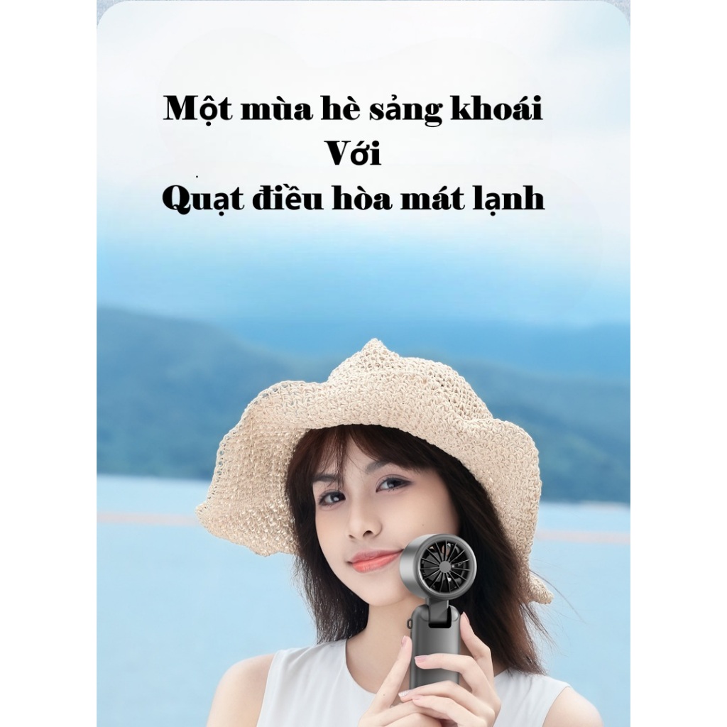 Quạt tích điện mini Sò LẠNH phiên bản 2026 | BigBuy360 - bigbuy360.vn