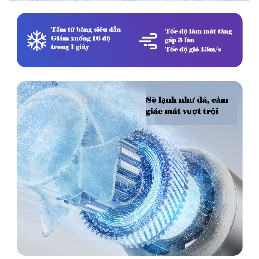 Quạt tích điện mini Sò LẠNH phiên bản 2026 | BigBuy360 - bigbuy360.vn