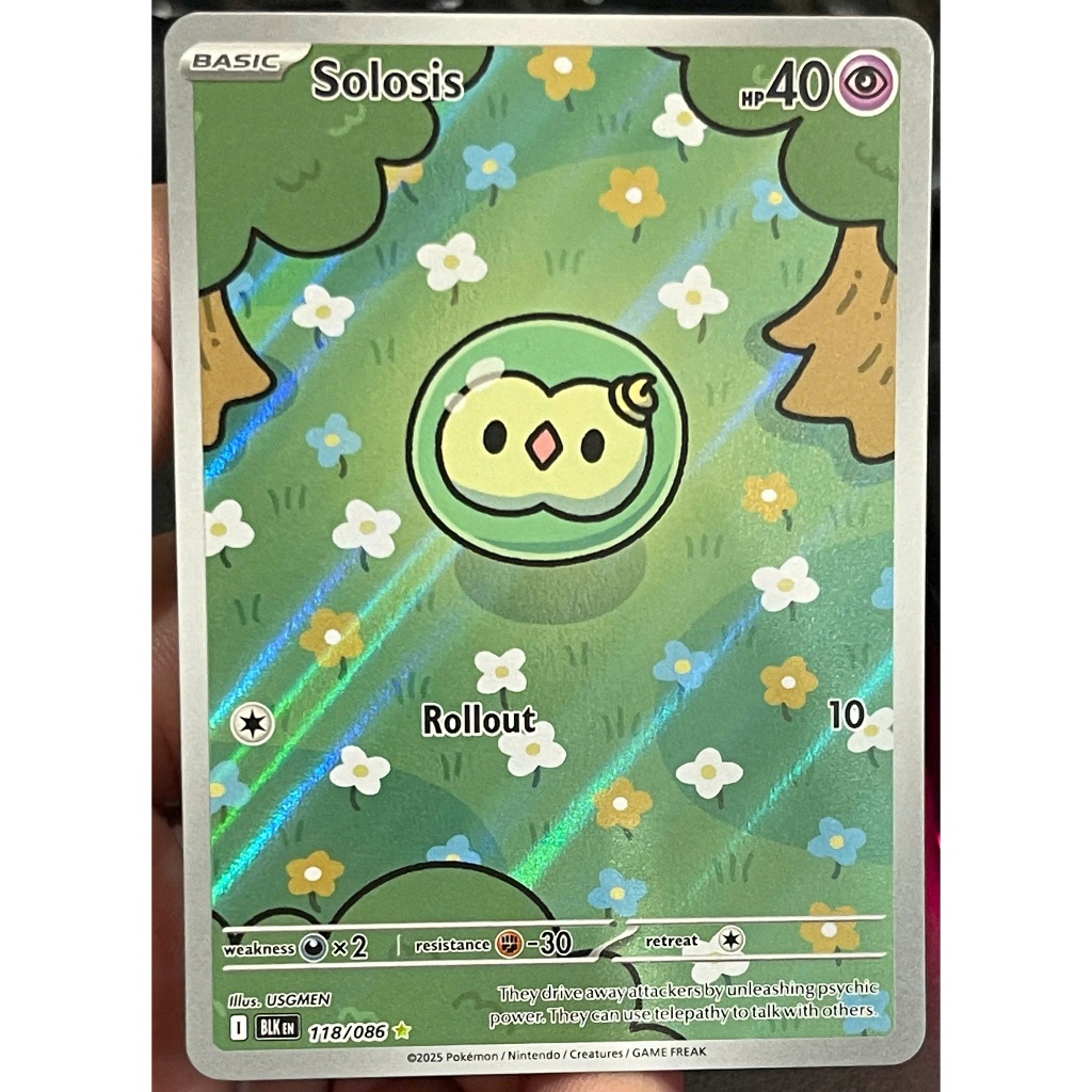 [KW2 Pokemon] [EN] Thẻ Solosis - 118/086 - Illustration Rare