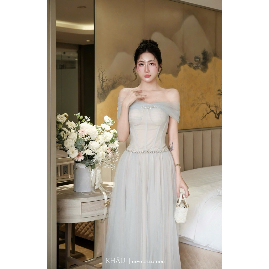 Đầm trễ vai Khâu Design