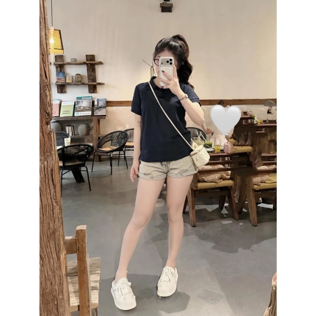 Quần Short Jean Nữ Cạp Cao Form Ôm Tôn Dáng – Quần Đùi Denim Wash Sáng Trẻ Trung Phong Cách Hàn Quốv HH29 | BigBuy360 - bigbuy360.vn