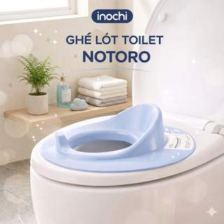 Bệt vệ sinh thu nhỏ notoro cho bé - ghế lót nhưa cao cấp rất chắc chắn và tiện lợi cho bé