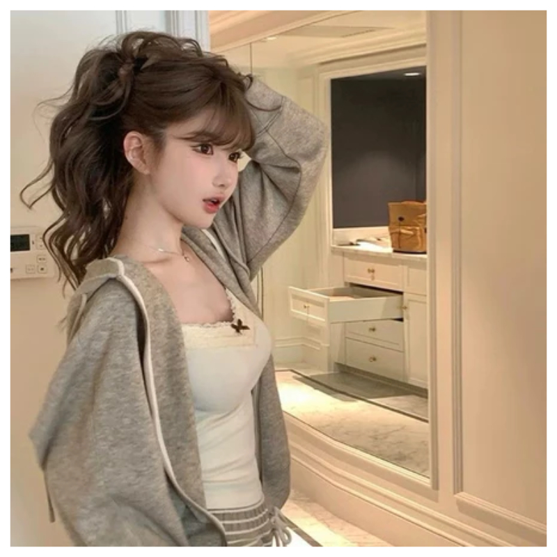 Áo 2 Dây Nữ CÓ MÚT NGỰC QIIEN Phối Ren Nơ Gợi Cảm Quyến Rũ Thiết Kế Ôm Body MA355 | BigBuy360 - bigbuy360.vn