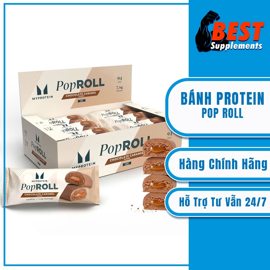 Myprotein - Bánh Protein POP Roll ( 6 bánh )
