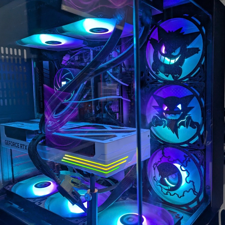 Tấm Che Trang Trí Quạt Tản Nhiệt PC 12cm In 3D - Decor Case Gaming Độc Lạ - Phụ Kiện PC