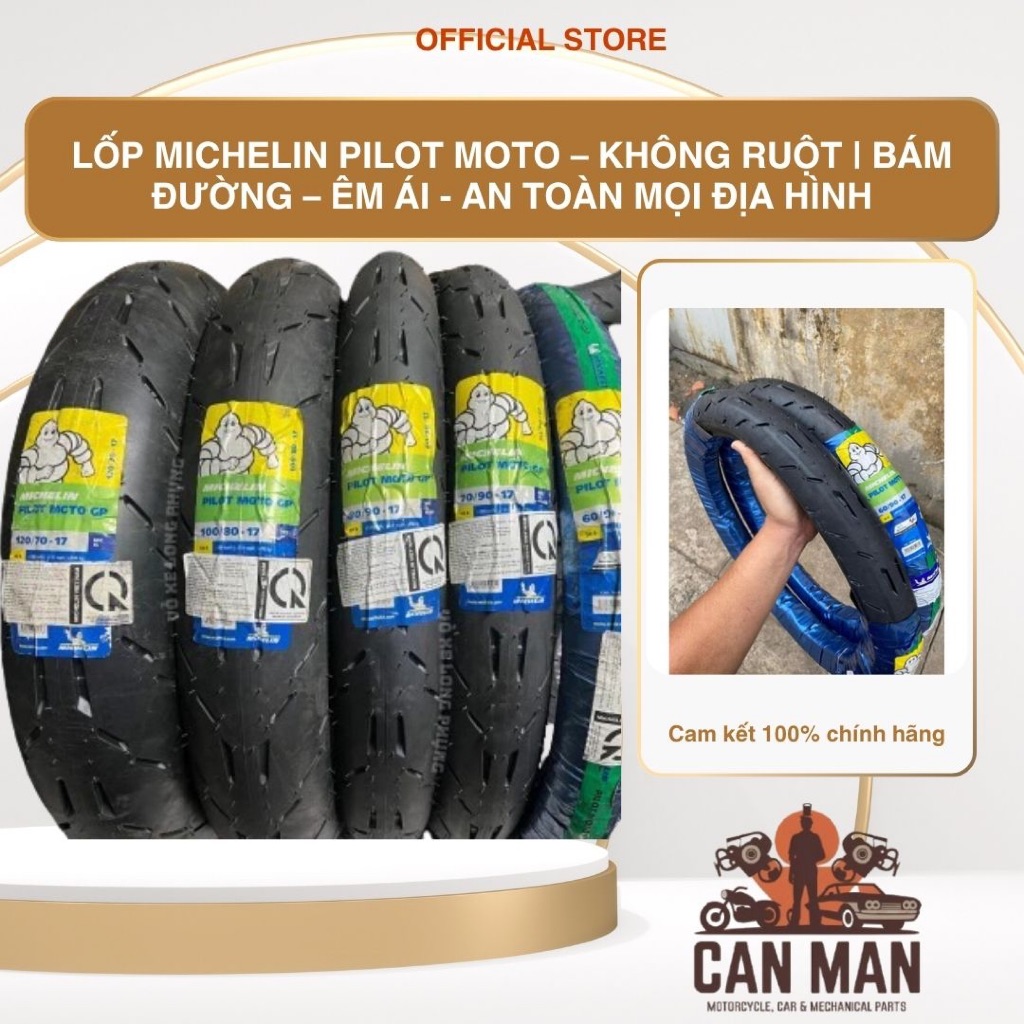 LỐP XE MICHELIN PILOT KHÔNG RUỘT – PHONG CÁCH MOTO GP
