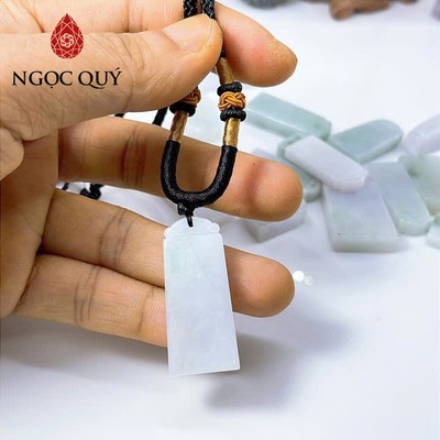 Mặt dây chuyền cẩm thạch A - Mặt phỉ thúy vô sự bài type A - Ngọc Quý