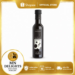 [DATE MỚI] Giấm Đen Casa Rinaldi Balsamic Vinegar PGI 250ml – Nhập Khẩu Ý, Rưới/Trộn Salad, Pasta, Pizza