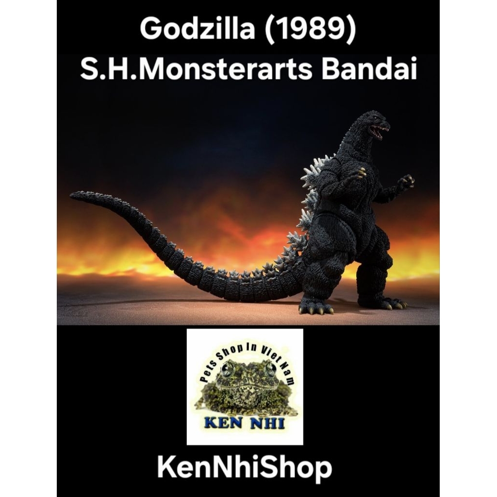 Mô hình quái vật Godzilla 1989. S.H.Monsterarts Bandai. bản New 2021.