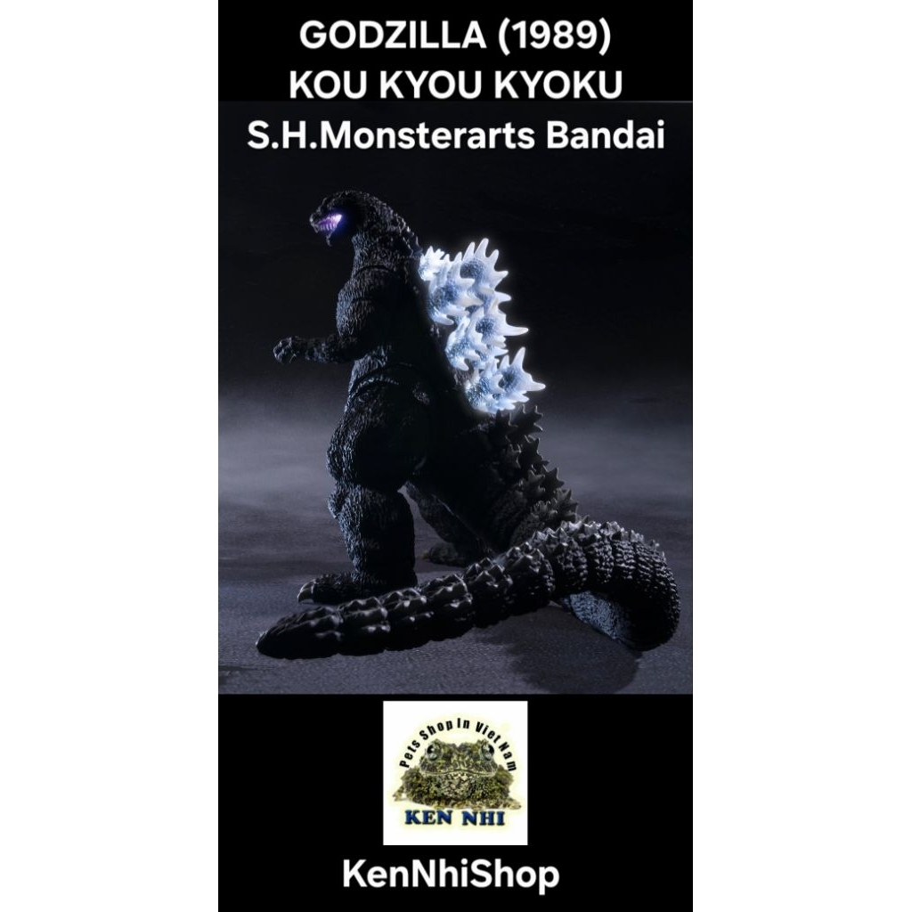 Mô hình quái vật Godzilla 1989 ( kou kyou kyoku ) S.H.Monsterarts Bandai.