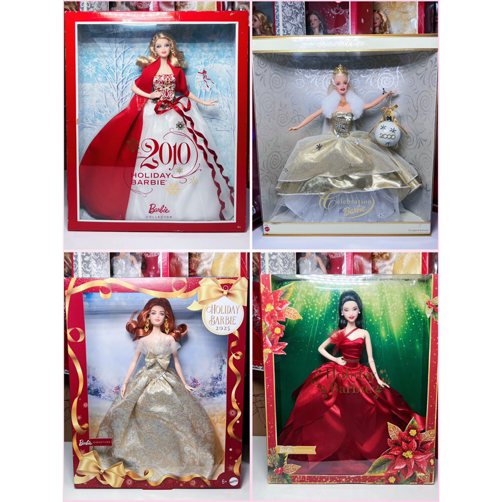 Búp bê Barbie Holiday Fullbox các năm 2000-2010-2022-2025
