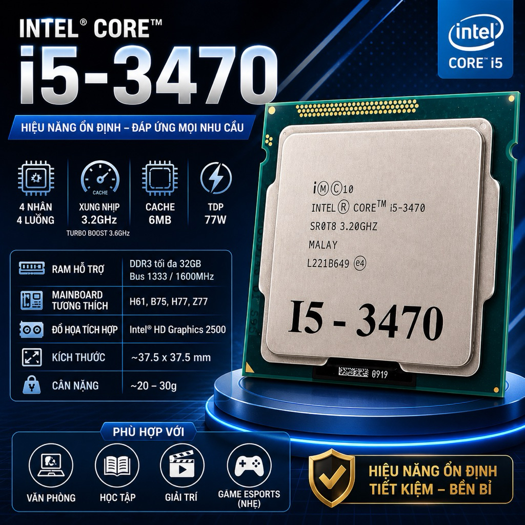 CPU Core i5 3470