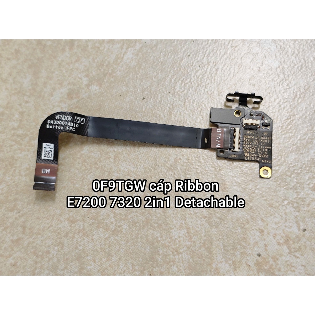 Cáp Ribbon dành cho Laptop Dell Latitude 7200 7320 2in1 E7200 E7320 2in1 0F9TGW F9TGW Zin tháo máy