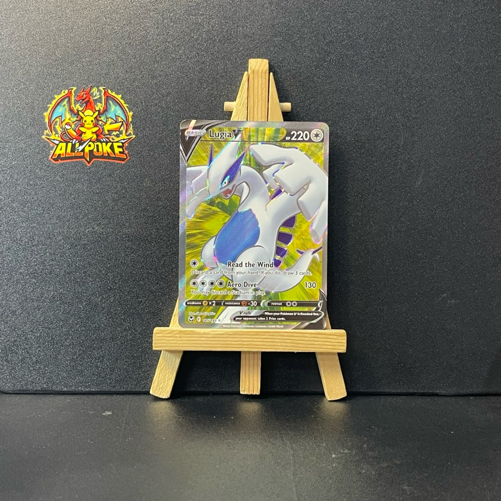 [ AllPoke ] Thẻ Bài Pokemon TCG,Lugia V (Full Art) 185/195 -M-NM