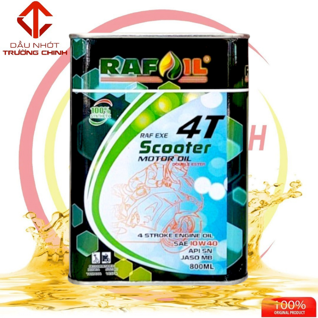 Nhớt RAFOIL Scooter 4T tổng hợp 10W40 SN dành cho xe ga nhập khẩu UAE