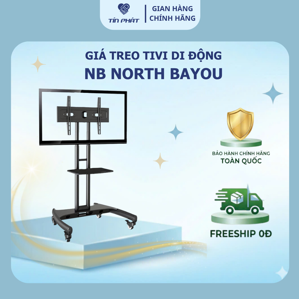 [ CHÍNH HÃNG ] Giá treo TV di động NB AVA1500 32- 75 INCH - Modell mới nhất 2026