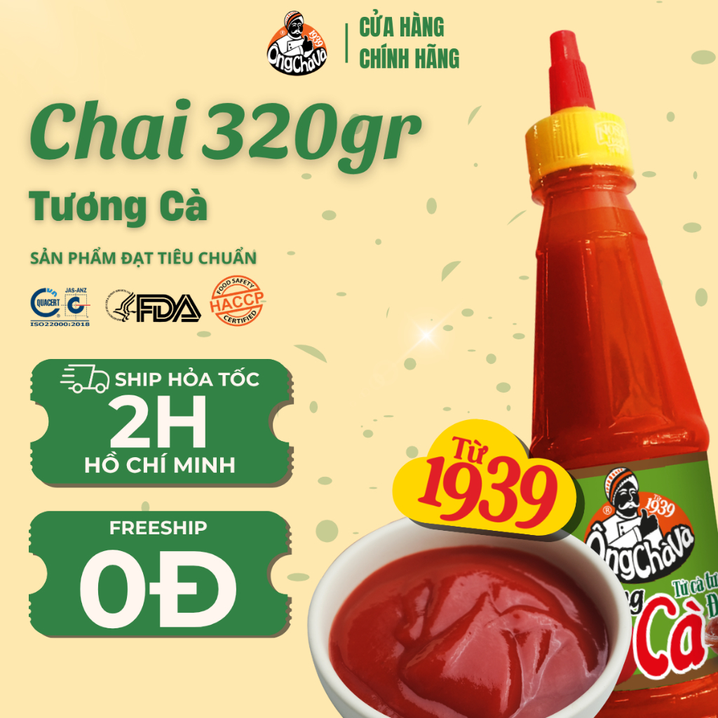 Tương Cà Ông Chà Và 320g (Tomato Ketchup Ong Cha Va 320g)