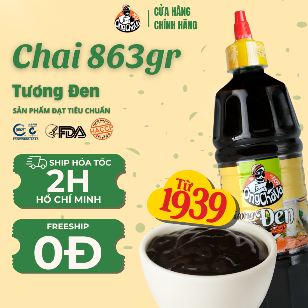 Tương Đen Ông Chà Và 863g (Hoisin Sauce Ong Cha Va 863g)