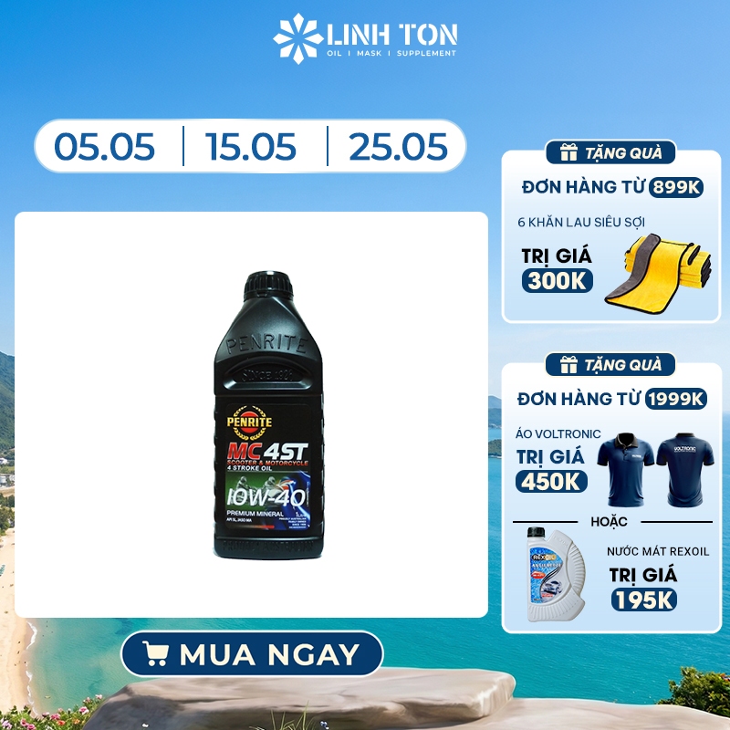 (Quà từ Penrite) Nhớt tổng hợp cao cấp Penrite MC 4ST 10w40 (Full Synthetic 100%)