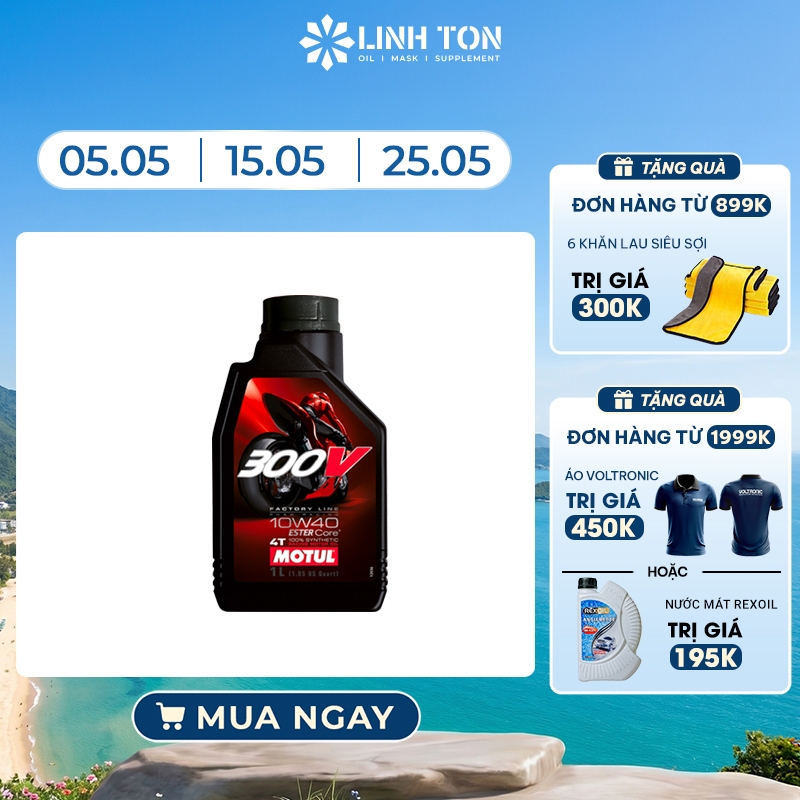 Nhớt nhập khẩu Pháp Motul 300v 10W40