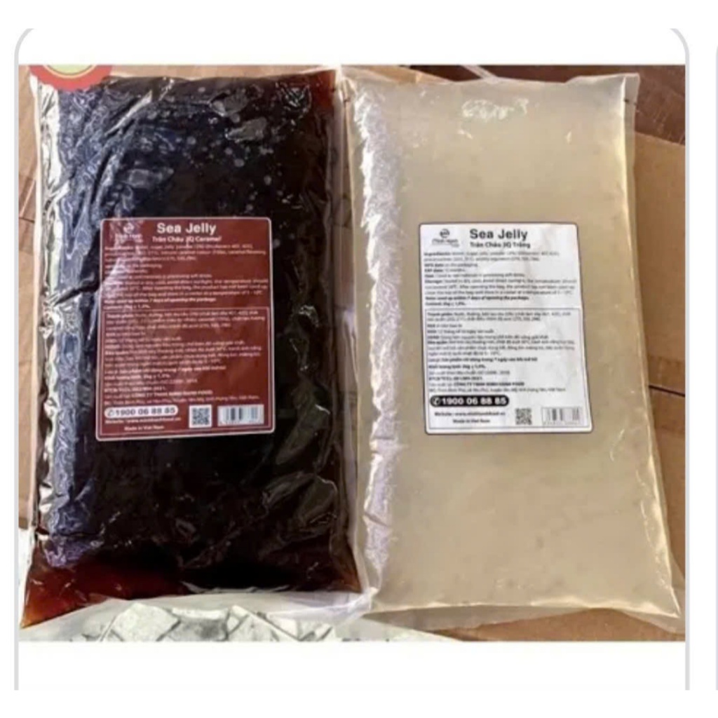 Trân châu 3Q SEA JELLY Minh hạnh (Trắng; Đen) ;Trân Châu 3Q BiBi Trắng (2kg)