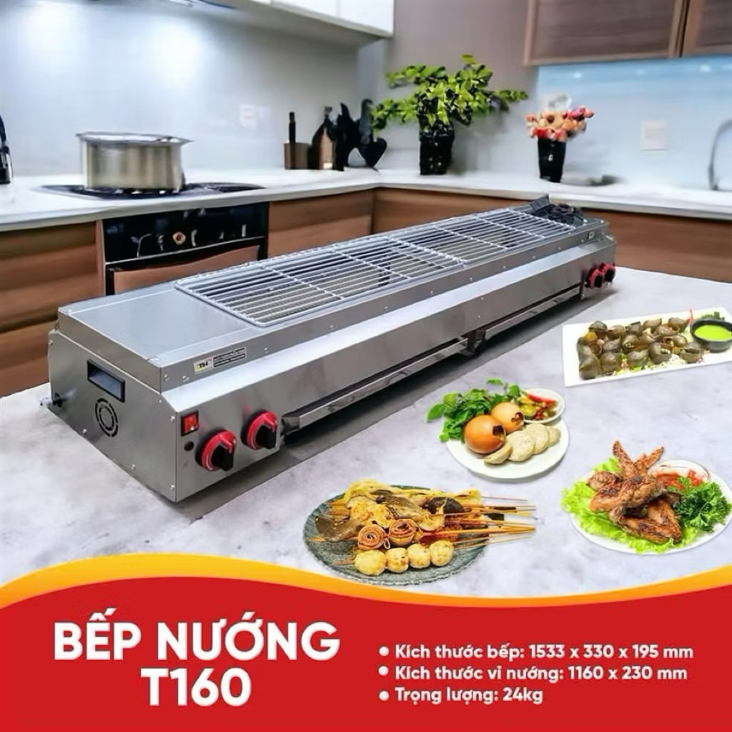 BẾP GAS NƯỚNG PHỐ OCHOA KHÔNG KHÓI ( TẶNG VAN DÂY )