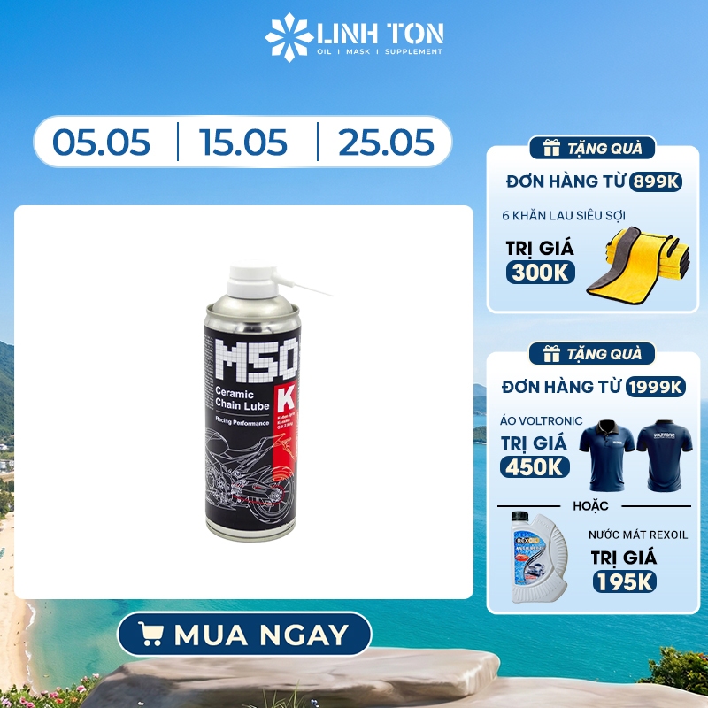 Xịt dưỡng sên phử sứ cao cấp nhập khẩu Đức Voltronic M50-K Ceramic Chain Lube (M50 Voltronic)