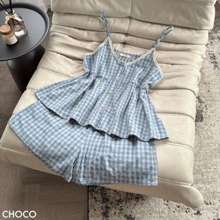 Sét áo, quần sooc sang chảnh (ảnh shop chụp ) , Đầm trễ vai, váy trễ vai đi biển, đi tiệc Chất liệu voan tơ hạt Deloga_