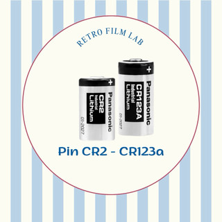 Pin máy ảnh Cr2, Cr123a chính hãng Panasonic | Retro Film 35mm