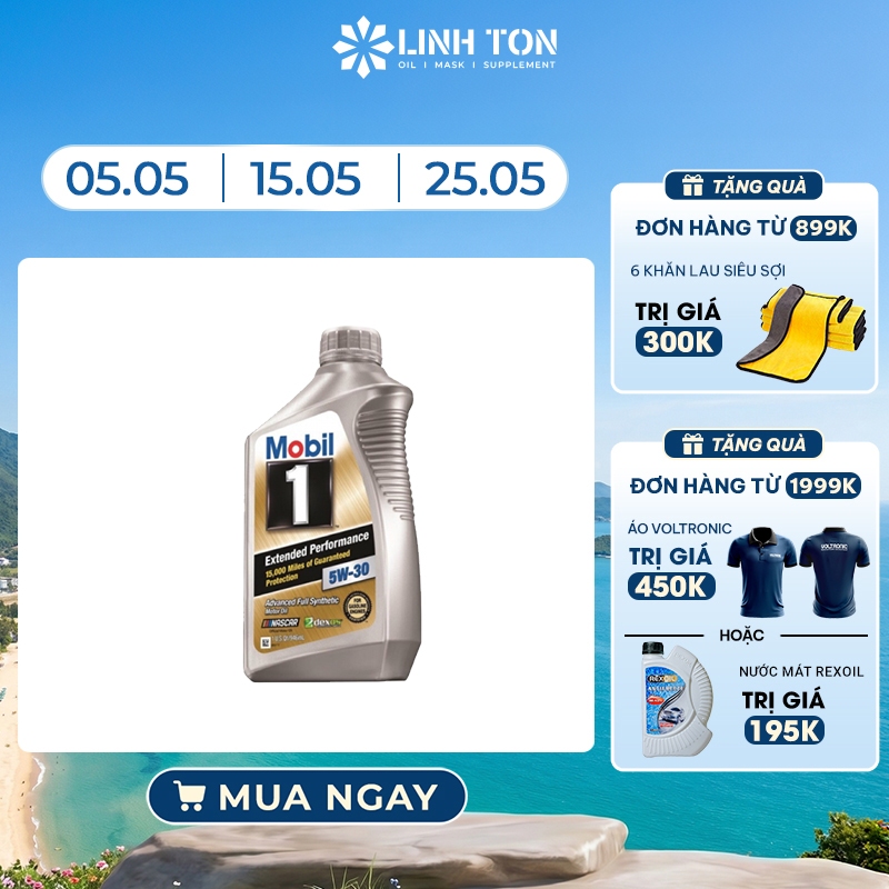 Nhớt Mobil 1 5W30 Gold
