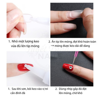 Keo 401 Đính Đá – Gắn Móng Siêu Bền, Khô Nhanh