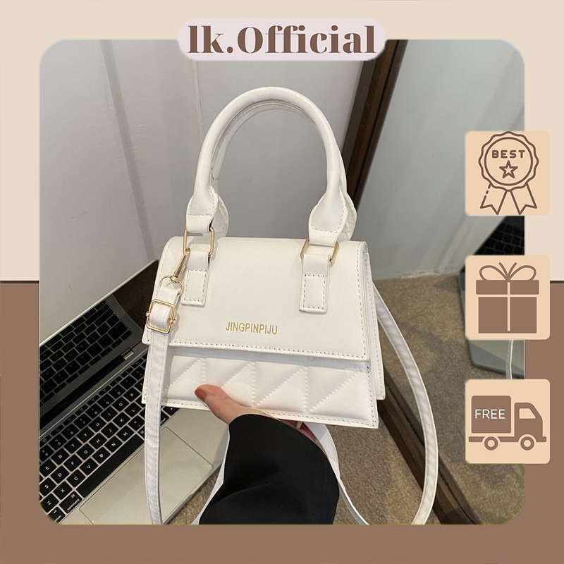 Túi xách tay nữ túi đeo chéo da trơn thời trang dáng basic đơn giản hiện đại bag LK 687