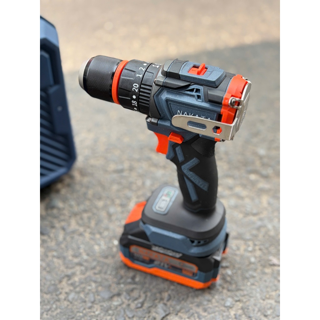 Máy Khoan Pin Brushless NAKATA ZEN-D13 – Khoan Búa 13mm – 45Nm – 2 Pin + Sạc_BH 6 tháng _ HỒNG NHIÊN