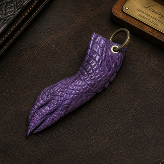 Móc khóa cá sấu - Móc khoá handmade làm từ da cá sấu thật