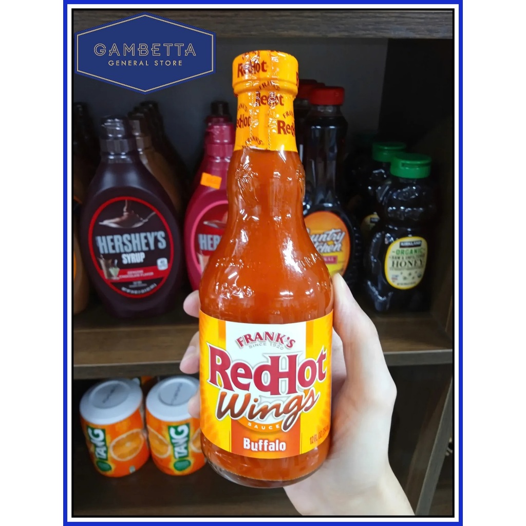 Sốt Ớt Cay Frank's Red Hot Wings Sauce Buffalo 354ml