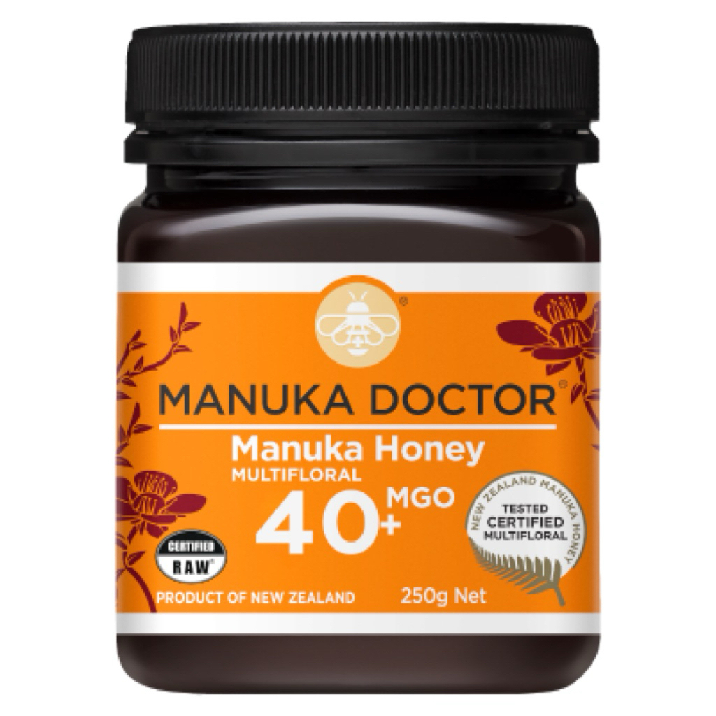 Mật ong Manuka Doctor MGO 40+ 250g-Giảm ho, viêm họng-Trẻ ngon miệng