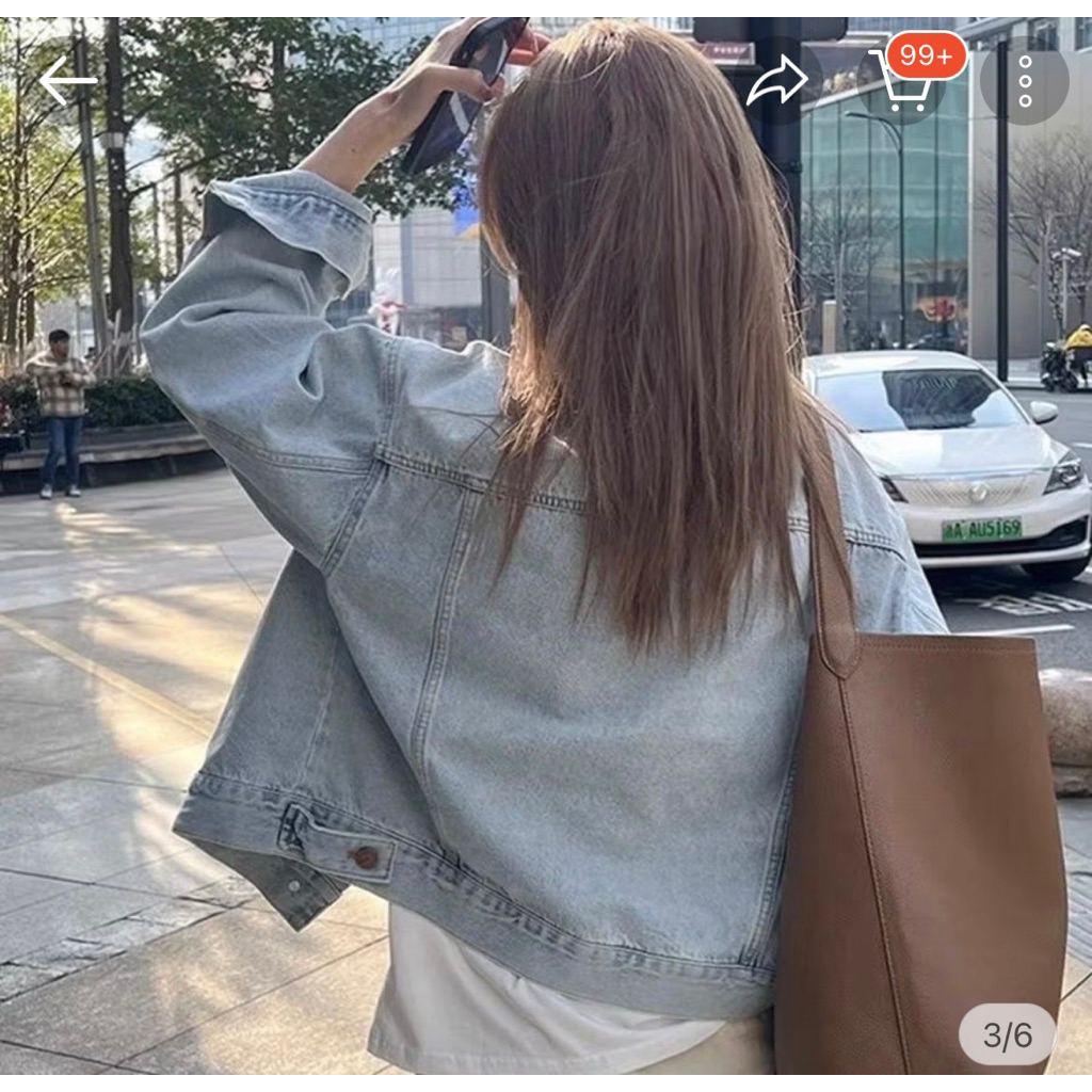 (2hand) Áo Khoác Jeans/ Khoác Denim TAMI