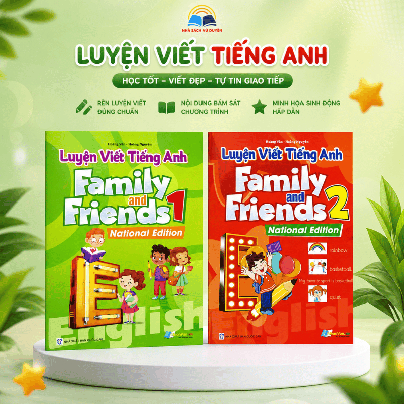 Sách - Luyện Viết Tiếng Anh  Family and Friends 1 2