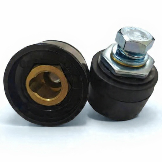 Giắc máy hàn 10-25 đầu cái (2 cái - Giắc DKJ10-25 gắn máy hàn)