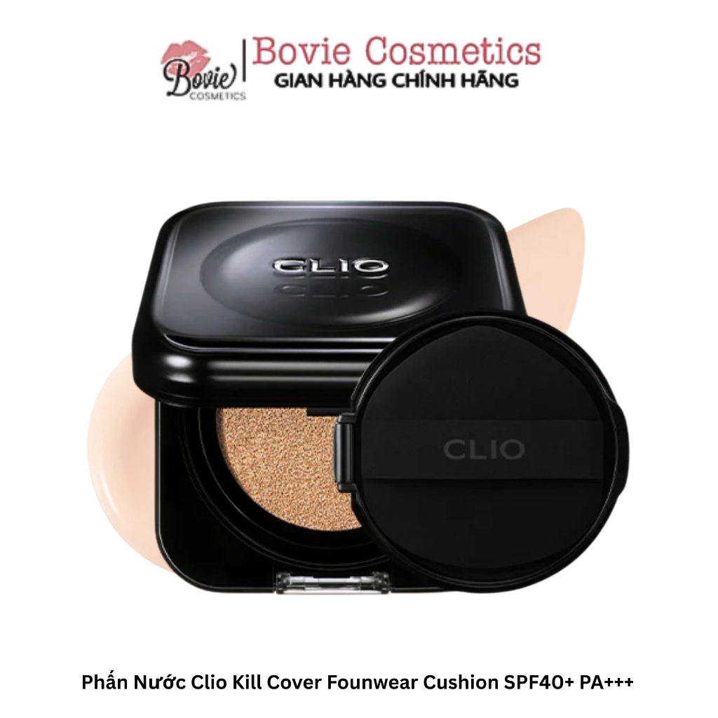 ( Vỏ Đen ) Phấn Nước Che Phủ Mịn Clio Kill Cover Founwear Cushion SPF40+ PA+++
