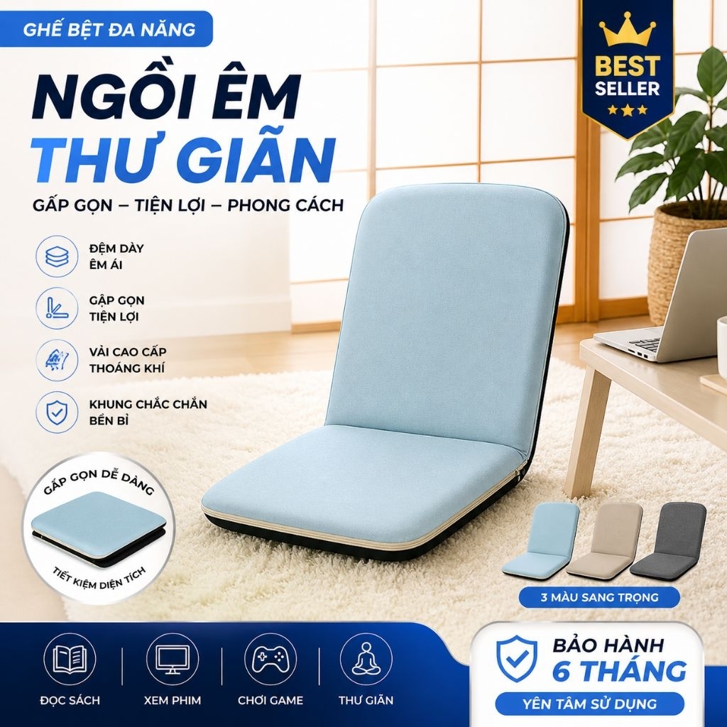 Ghế bệt gấp kiểu nhật
