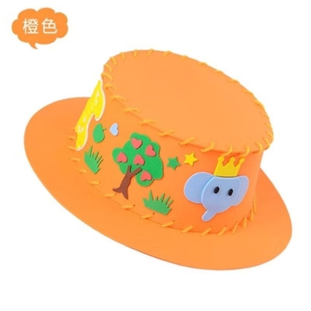chiếc mũ bằng vải nỉ bền đẹp dùng để trang trí mầm non