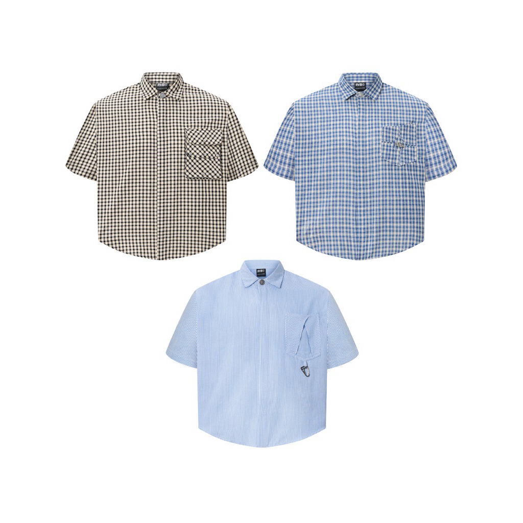 [DEAL MỞ BÁN] Áo RVB Odyssey Checked Boxy Shirt