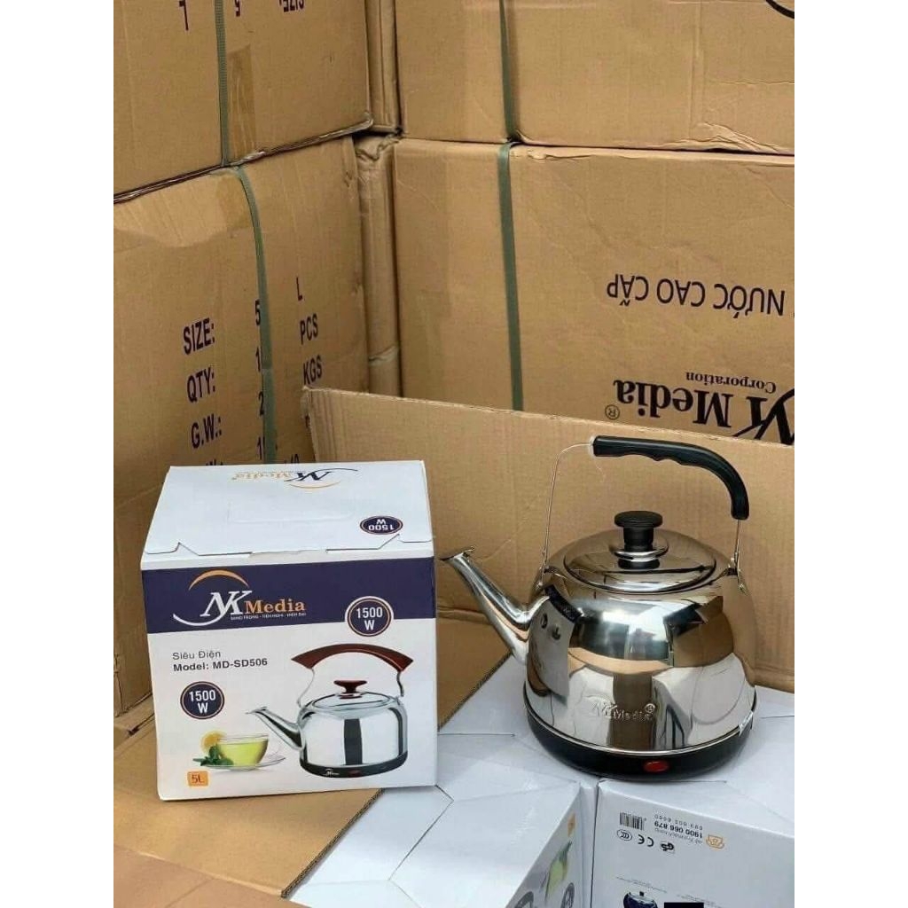 Ấm siêu tốc Media 5 lít