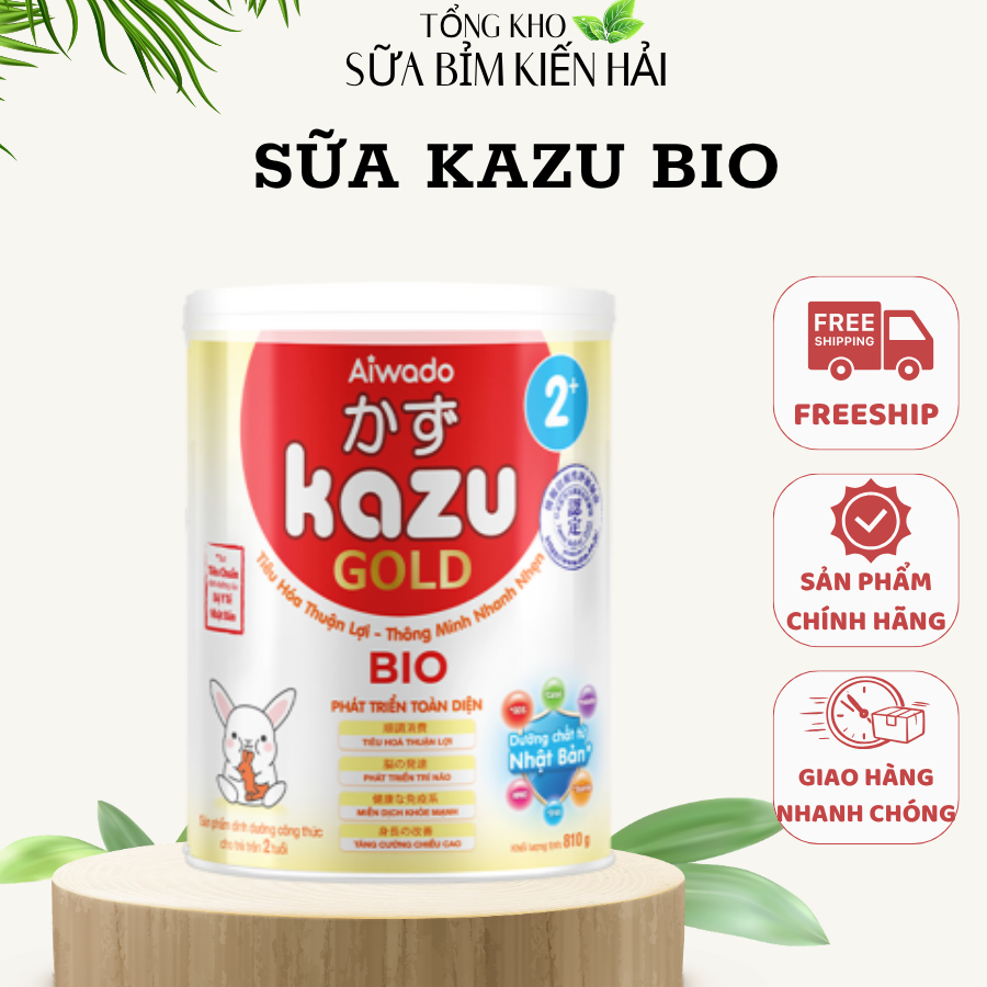 [SẴN HÀNG] Sữa Kazu gold Bio đủ số 0+ 1+ 2+ 810g