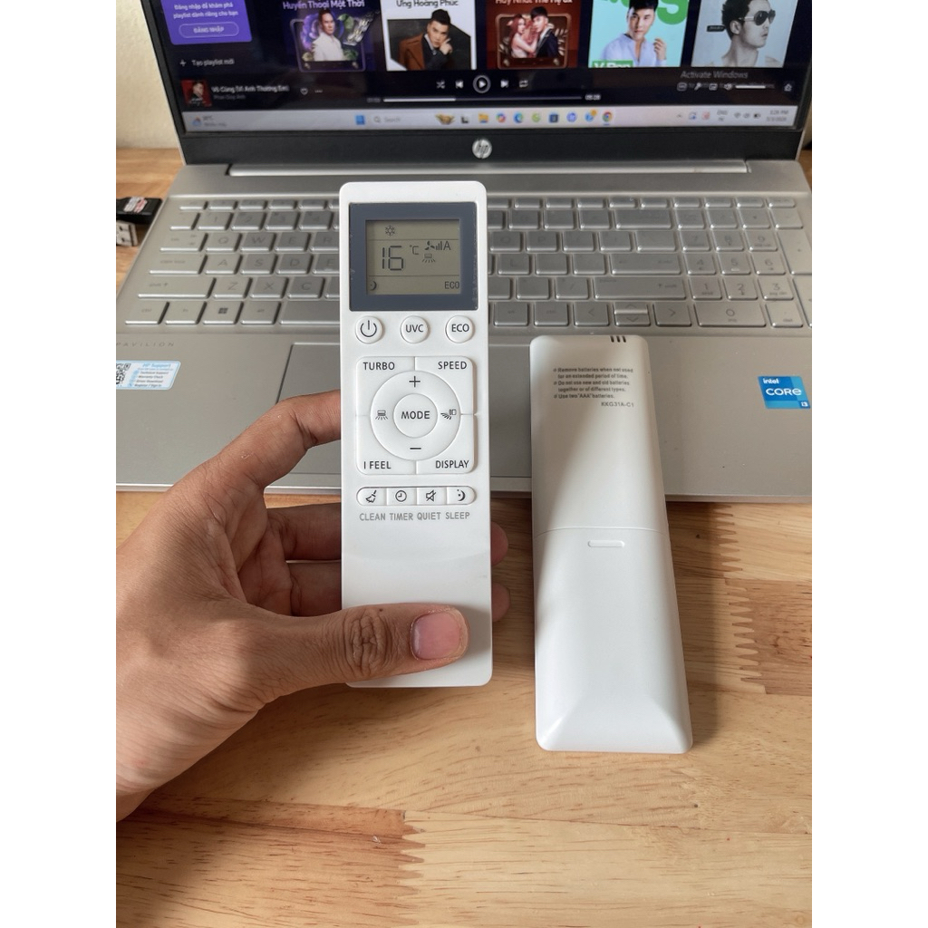 Remote Điều khiển điều hoà Hikawa hàng cao cấp( Điều khiển giống mới dùng được)