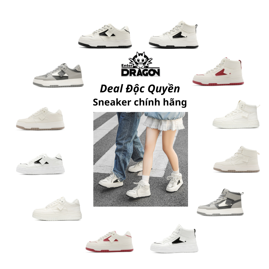 Giày thể thao sneaker nam nữ Enter Dragon De Monaco new 2026 ( Đi tăng lên 1 size so với size giày t
