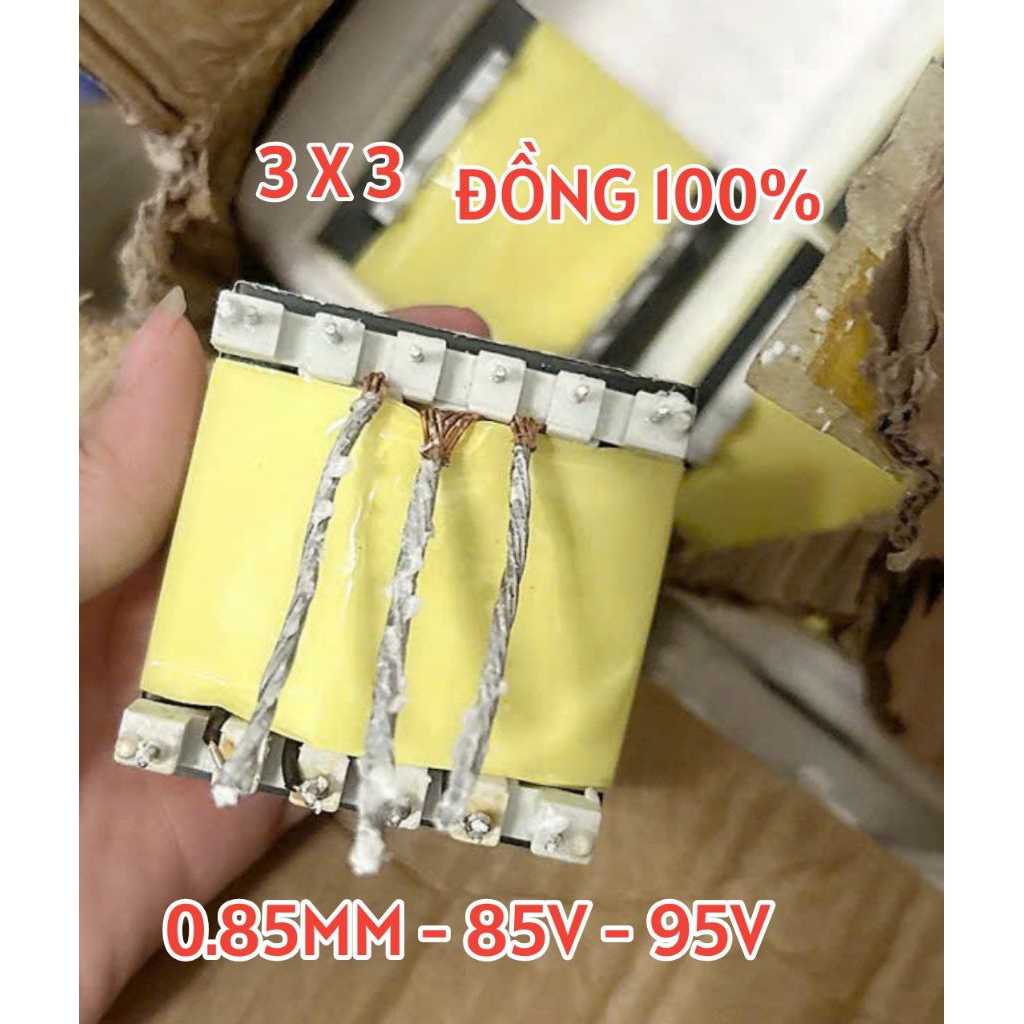 biến áp xung EC60 quấn đồng lá , inverter, biến tần , TZ3000.samus