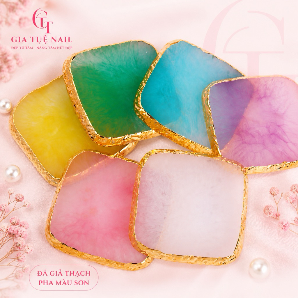 Đá Thạch Pha Màu Sơn Gel