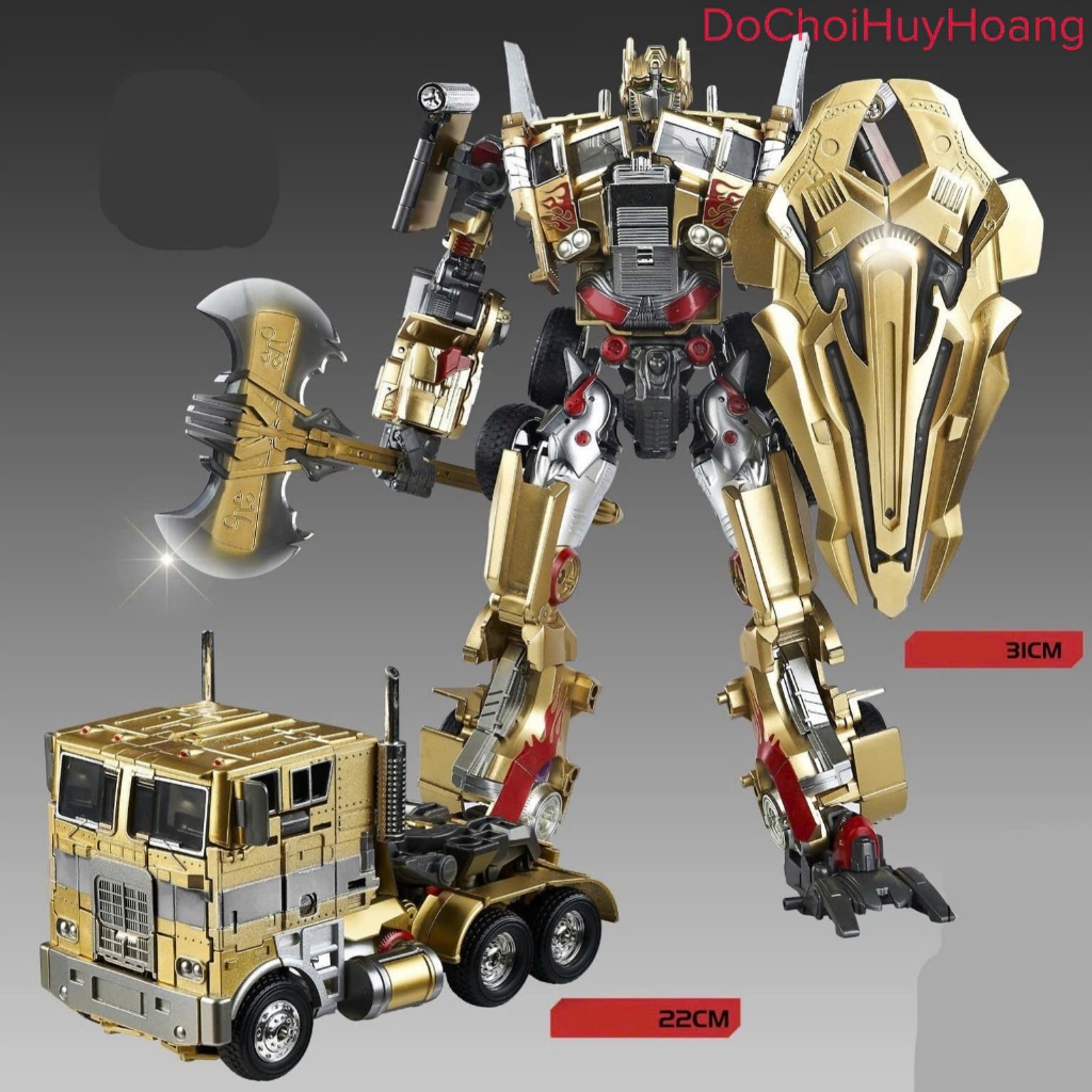 Mô hình robot Optimus vàng 31cm 2966 M07